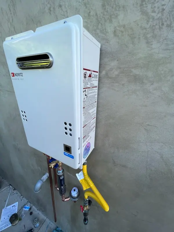Tankless water heater installation for Grand Palms homes